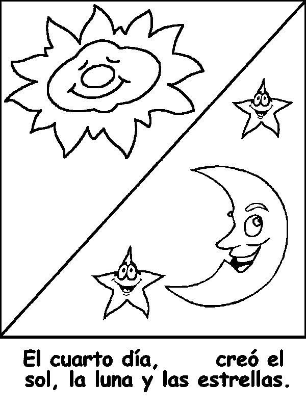 Creación: Día 4 - El sol, la luna y las estrellas